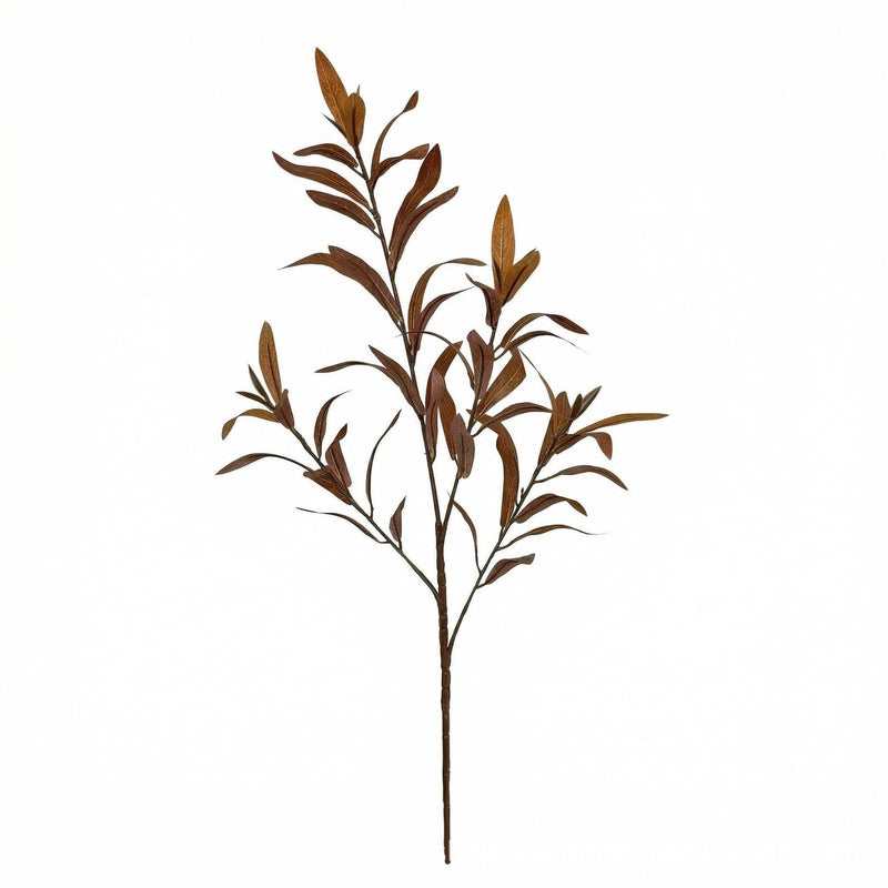 Realistic Olive Leaf Stem, 24", Plastic, Modern Farmhouse Decor, Perfect for Vases, Home Decor, Weddings & Events