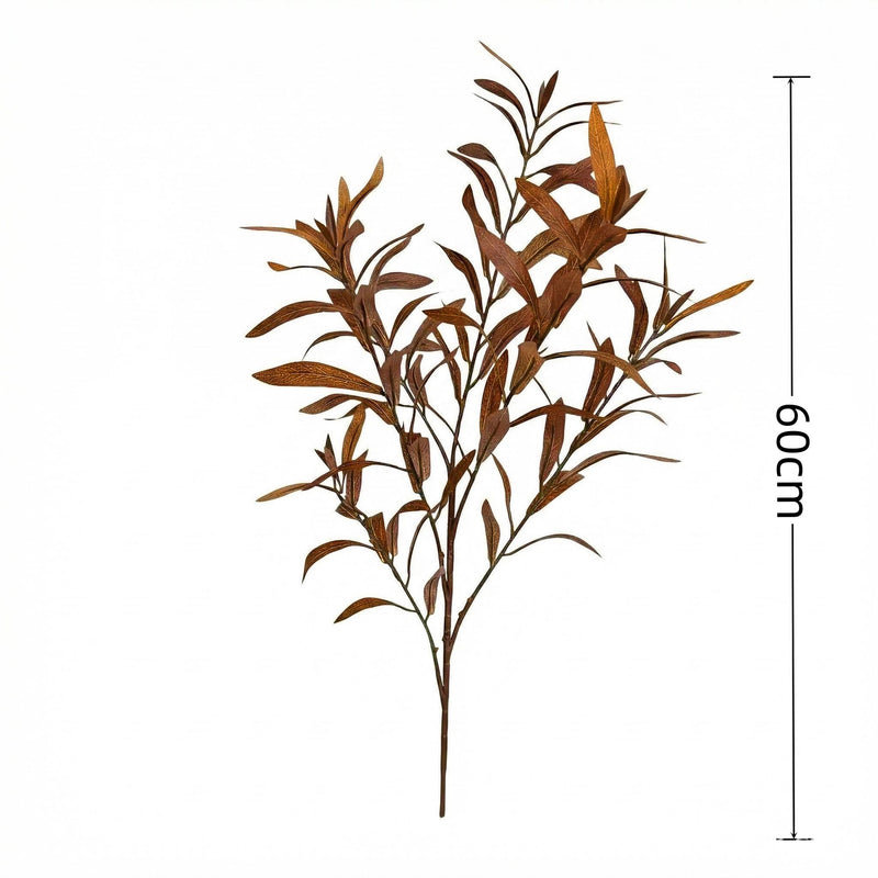 Realistic Olive Leaf Stem, 24", Plastic, Modern Farmhouse Decor, Perfect for Vases, Home Decor, Weddings & Events
