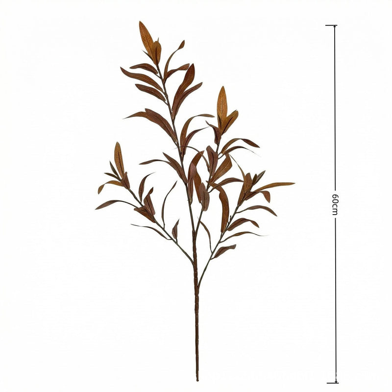 Realistic Olive Leaf Stem, 24", Plastic, Modern Farmhouse Decor, Perfect for Vases, Home Decor, Weddings & Events