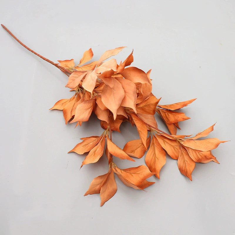 31" Real-Touch Faux Hazel Leaf Branches, 6 Colors, Home Decor, Wedding Arrangements, Bulk Wholesale