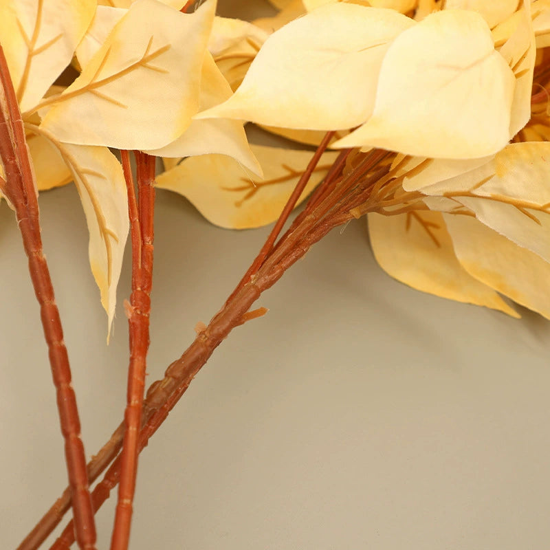31" Real-Touch Faux Hazel Leaf Branches, 6 Colors, Home Decor, Wedding Arrangements, Bulk Wholesale