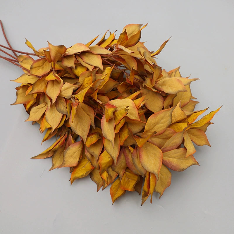 31" Real-Touch Faux Hazel Leaf Branches, 6 Colors, Home Decor, Wedding Arrangements, Bulk Wholesale