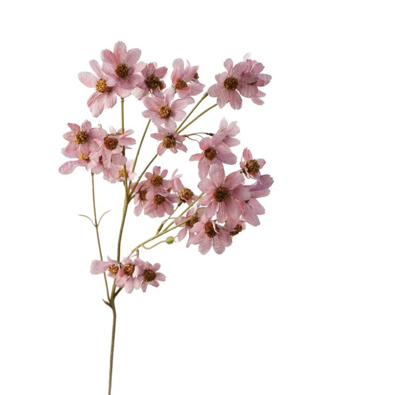 Real-Touch Silk Cosmos Stem, 31" Tall, Cream White, Perfect for Weddings, Home Decor, Floral Arrangements