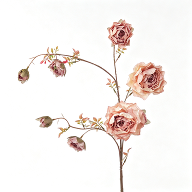 Luxury Artificial Dew Lotus Flower Bouquet, 7 Stems, Silk Real-Touch, 30" Tall, Home Decor, Wedding Centerpiece, Gift