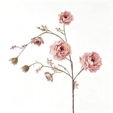 Luxury Artificial Dew Lotus Flower Bouquet, 7 Stems, Silk Real-Touch, 30" Tall, Home Decor, Wedding Centerpiece, Gift