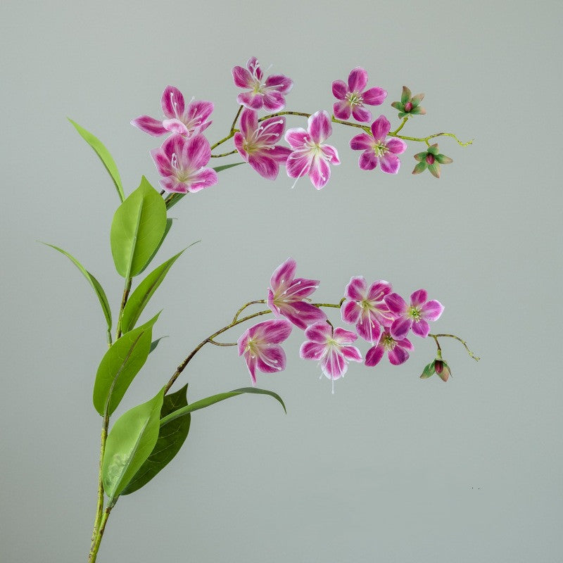 Real-Touch Artificial Crabapple Blossom Stem, 39" Tall, 12" Wide, Perfect for Vase Arrangements, Home Decor, Wedding & Event Styling