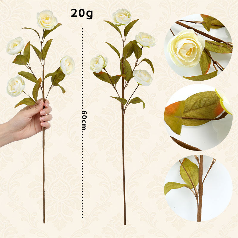 Real-Touch Silk Rose Stems, 24", Elegant Home Decor, Wedding Arrangements, Floral Centerpieces, Bulk Discounts Available