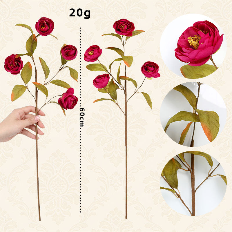 Real-Touch Silk Rose Stems, 24", Elegant Home Decor, Wedding Arrangements, Floral Centerpieces, Bulk Discounts Available