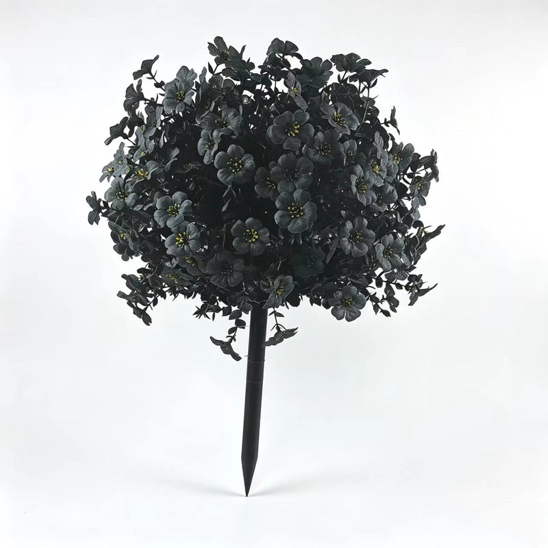 Black Violet Artificial Flowers, 22" Real-Touch Stems, 250 Blooms per Bundle – Halloween & Fall Decor, Outdoor Garden, Home & Wedding Arrangements