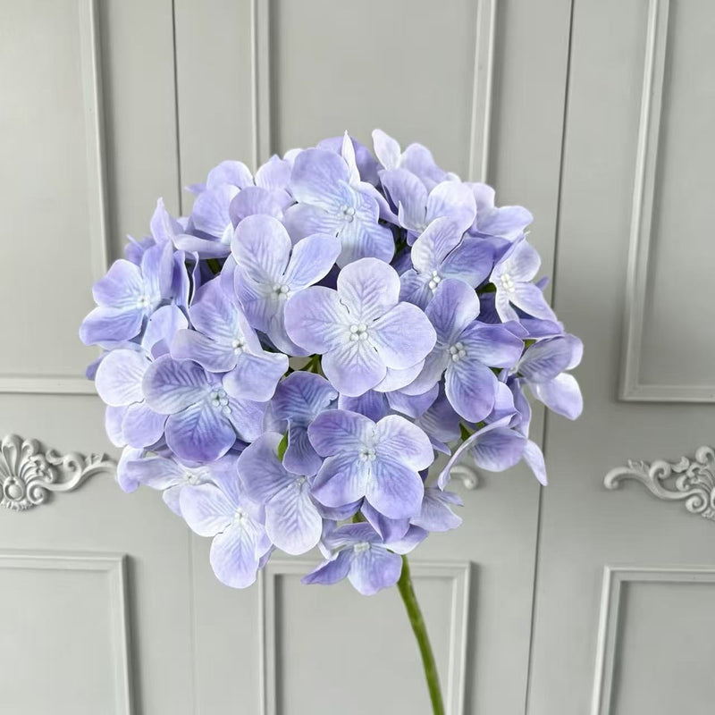 Hydrangea Stem, 26", Mixed Materials, Perfect for Vase Arrangements, Wedding Decor, Home Styling