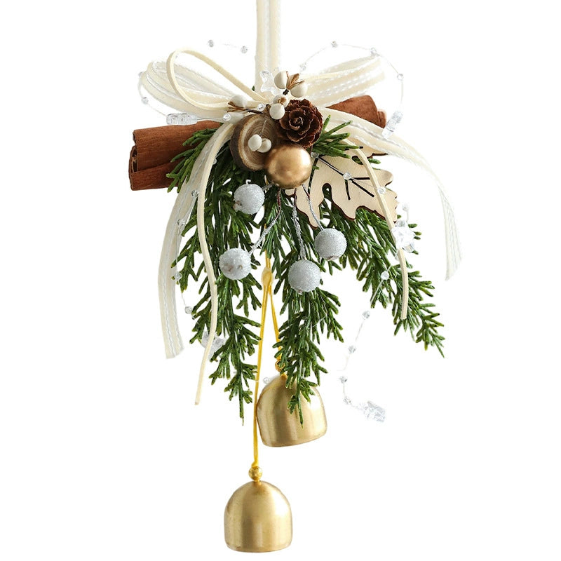 Realistic Christmas Bell Ornaments Set - 9 Styles Holiday Door Hangers, Tree Decor & Wall/Window Display for Home, Events, Retail