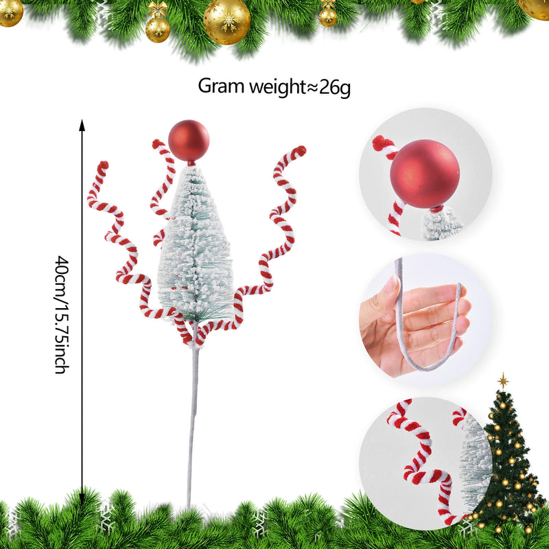 Set of 5 Realistic Christmas Lollipop Ornaments, Red & White Candy Cane Hanging Decor for Tree, DIY Holiday Crafts, Bulk Party Decorations