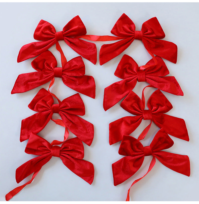 Bow Garland Christmas Tree Decor, 71" Festive Holiday Decoration for Home, Events, and Commercial Spaces