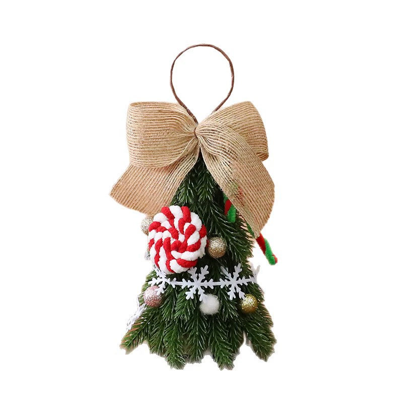 Mini Christmas Tree Decorations, 8" Tall, Real-Touch Artificial Pine, Festive Holiday Home Decor, Wedding & Event Styling, Bulk Wholesale Options