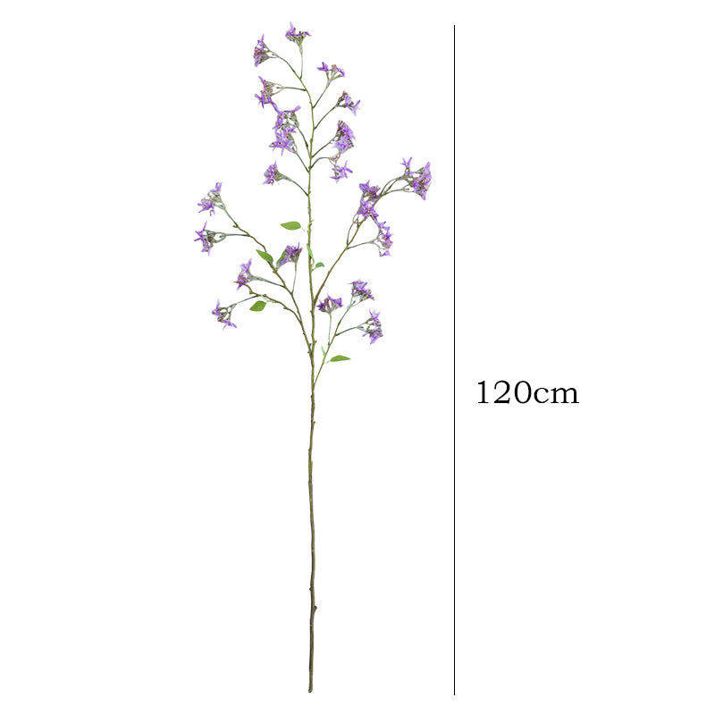 Snow Willow Dancing Orchid Faux Floral Stem, 47", Silk-Like Texture, Perfect for Weddings, Home Decor, and Commercial Spaces