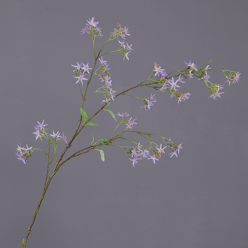 Snow Willow Dancing Orchid Faux Floral Stem, 47", Silk-Like Texture, Perfect for Weddings, Home Decor, and Commercial Spaces