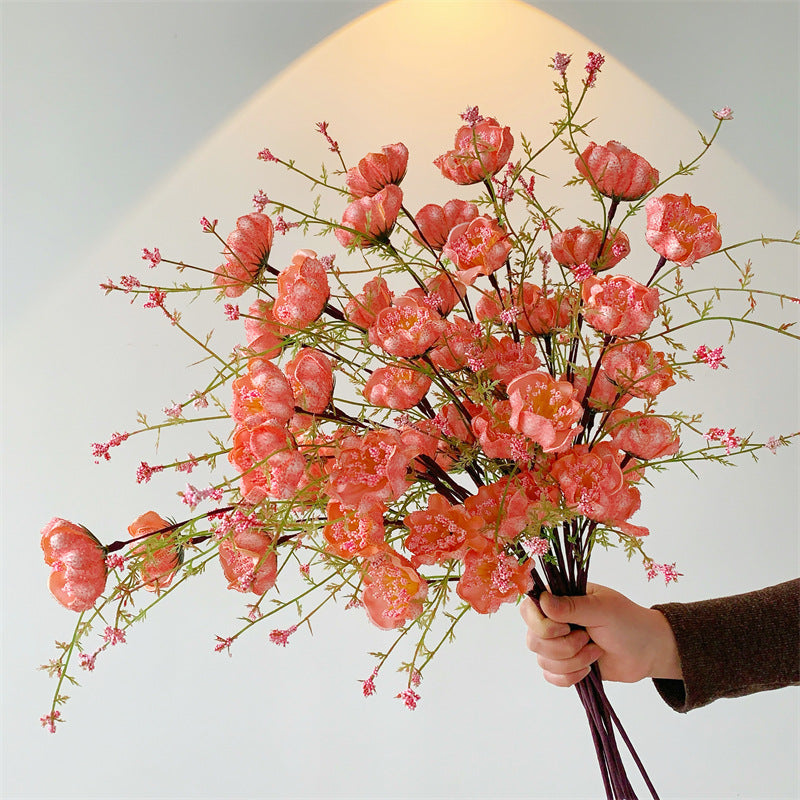 Cosmos Pink Butterfly Artificial Foam Flower, 25" Tall, Realistic Look for Weddings, Home Decor, Table Arrangements, DIY Projects