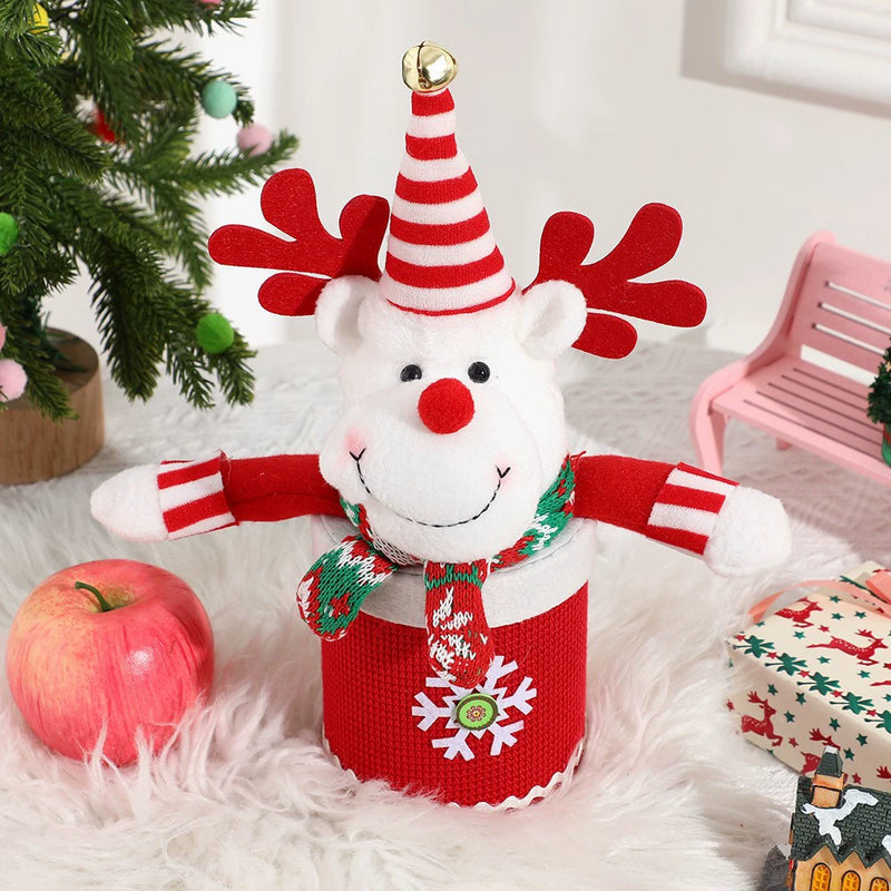 Christmas Apple Box Gift Set, 11" High, 4" Wide, Perfect for Holiday Decor, Gifting, and Bulk Wholesale Orders