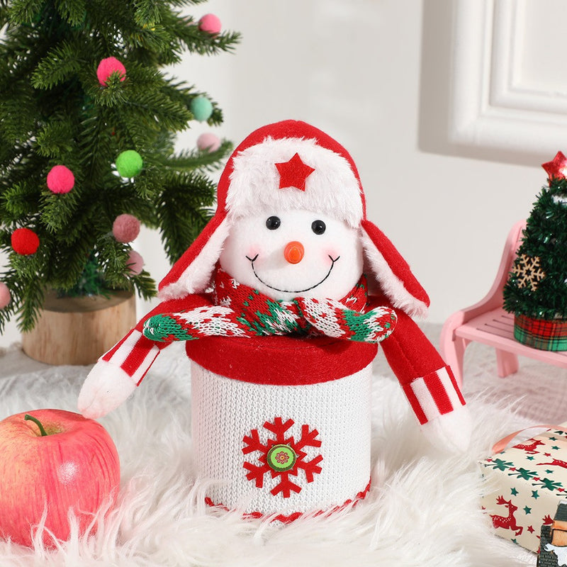 Christmas Apple Box Gift Set, 11" High, 4" Wide, Perfect for Holiday Decor, Gifting, and Bulk Wholesale Orders