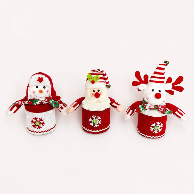 Christmas Apple Box Gift Set, 11" High, 4" Wide, Perfect for Holiday Decor, Gifting, and Bulk Wholesale Orders