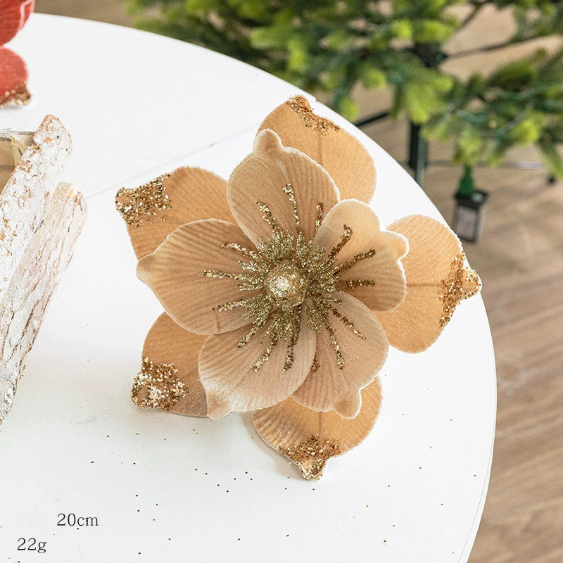 Velvet Christmas Decorations, 8" Diameter, DIY Tree Ornaments, Home & Event Decor, Bulk Available