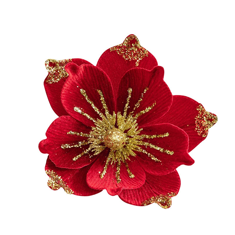 Velvet Christmas Decorations, 8" Diameter, DIY Tree Ornaments, Home & Event Decor, Bulk Available
