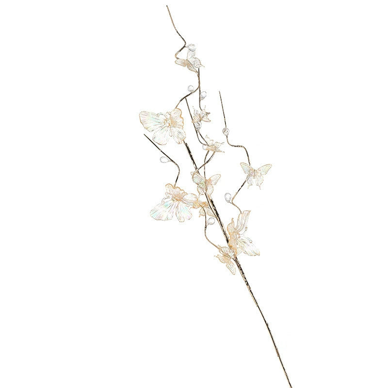 Christmas Crystal Garland Decor, Transparent Beaded Hanging Ornaments for Trees, Wreaths & Vines, 4 Styles, Bulk Wholesale Options