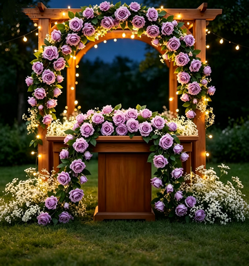 Artificial Rose Vine with 9 Blooms, 94" Long, Silk Flower Garland for Wedding, Home Decor, Bohemian Style
