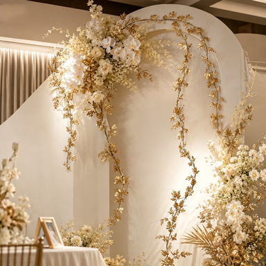 Golden Artificial Vine Garland, 71" Long, Festive Holiday Decor for Windows, Walls, Weddings & Events, Bulk Wholesale Options Available