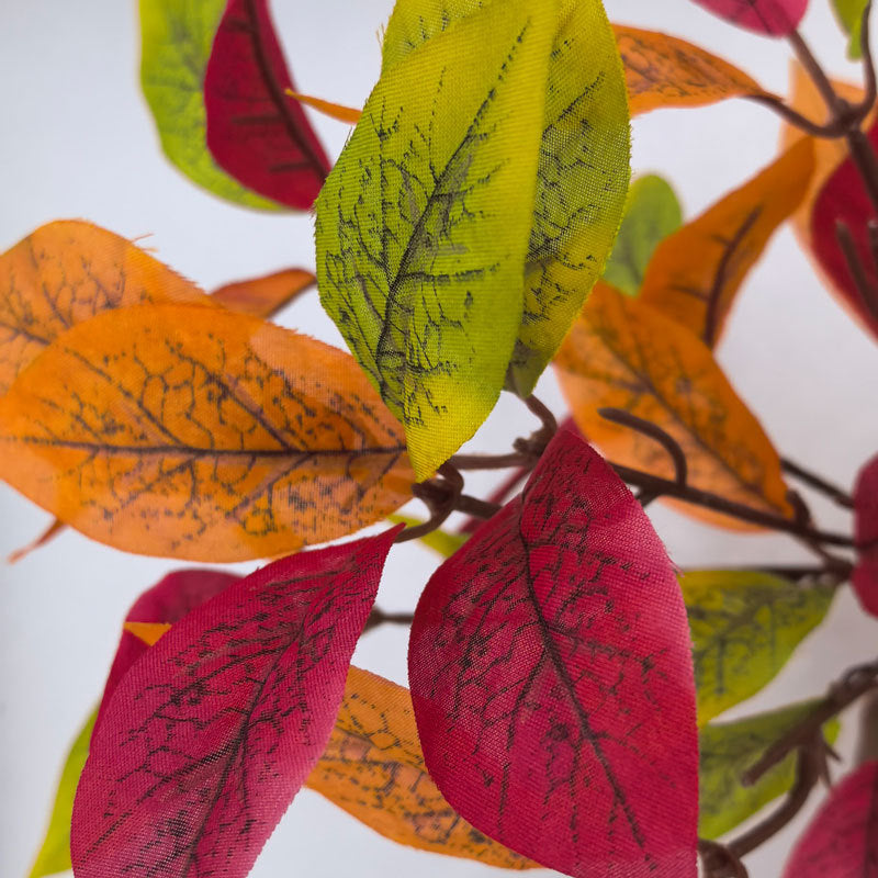 Realistic Magnolia Leaf Stem, 14" Tall with 30 Leaves, Perfect for Hotel Decor, Home Styling, and Event Arrangements