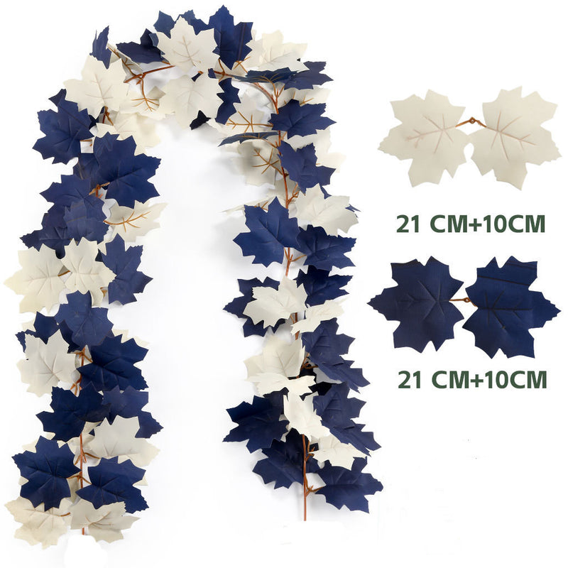 Artificial Maple Leaf Garland Vine, 69" Long, Seasonal Fall Decor, Perfect for Home, Wedding, and Event Styling