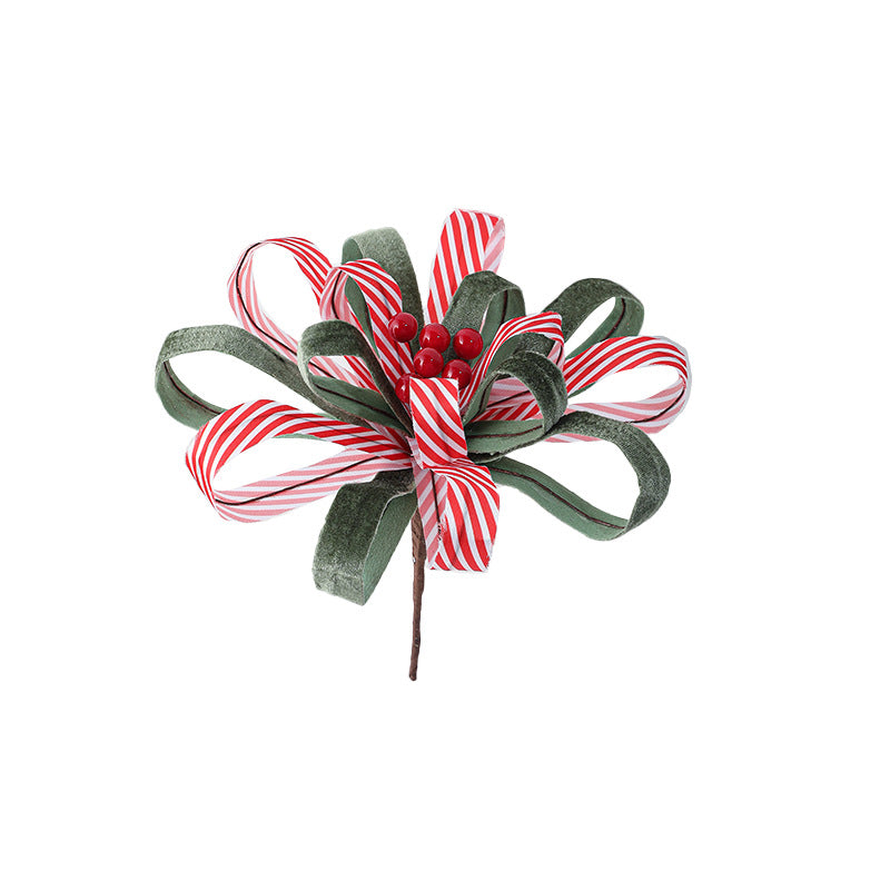 Christmas Holly Berry Artificial Flower Stems, 10" Tall, Red Berries, Luxe Fabric, Seasonal Decor for Holidays, Weddings, Events