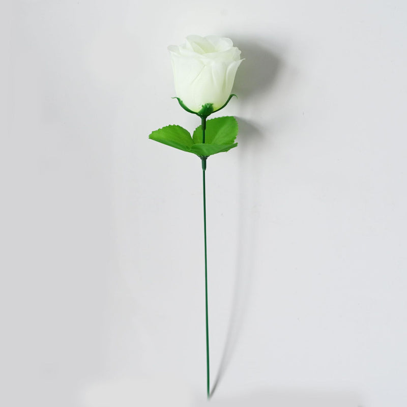 Artificial Peacock Rose Stems, 12-Pack Single Stems for DIY Wedding & Holiday Decor, 13" Long with 2" Blooms, Silk Flowers for Centerpieces & Arrangements