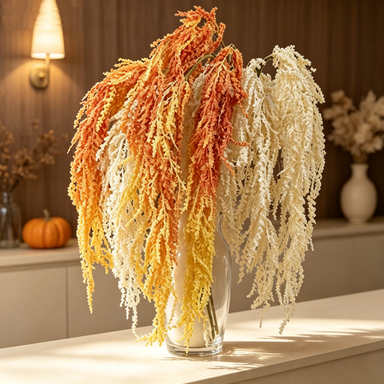 Artificial Amaranthus Caudatus Vine, 46" Long Trailing Faux Green Plant for Wedding Arches, Backdrops, Wall Decor