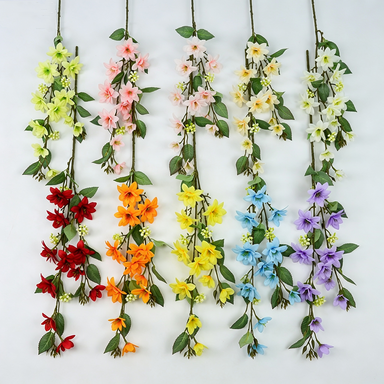 Artificial Jasmine Stems, 28" Tall, Modern Ins Style, Perfect for Weddings and Home Decor, Pack of 11 Blooms