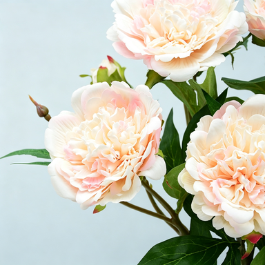 Realistic Peony Stem, 26" Artificial Peony Flower for Home Decor, Wedding Arrangements, DIY Floral Projects