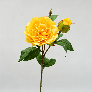 Realistic Peony Stem, 26" Artificial Peony Flower for Home Decor, Wedding Arrangements, DIY Floral Projects