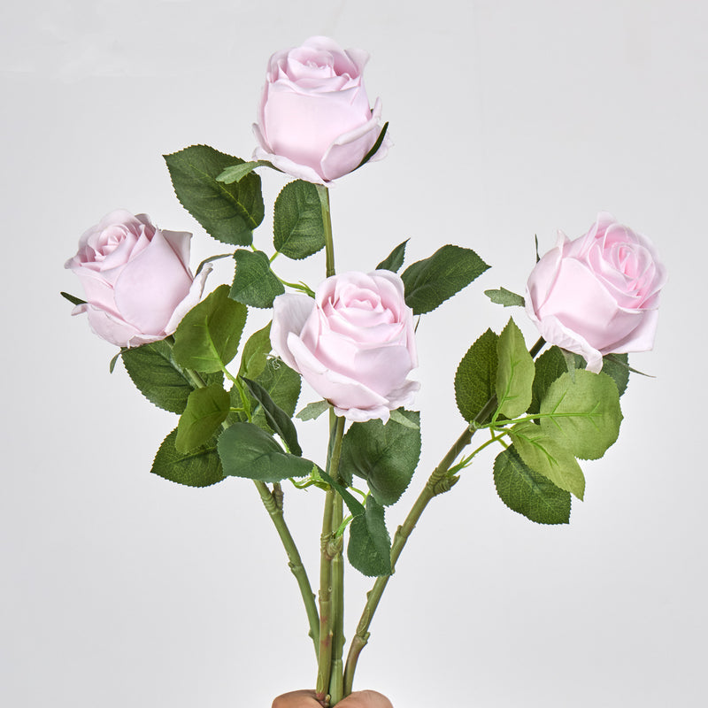 Artificial Rose Stem, Single Stem with One Bloom, 17" Tall, Realistic Look, Perfect for Weddings, Home Decor, and DIY Projects
