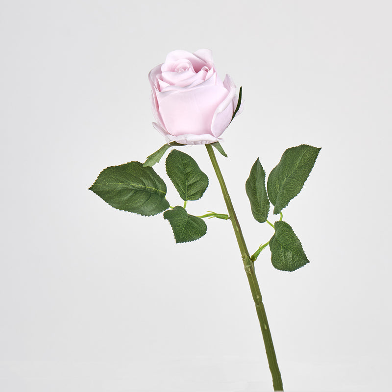 Artificial Rose Stem, Single Stem with One Bloom, 17" Tall, Realistic Look, Perfect for Weddings, Home Decor, and DIY Projects