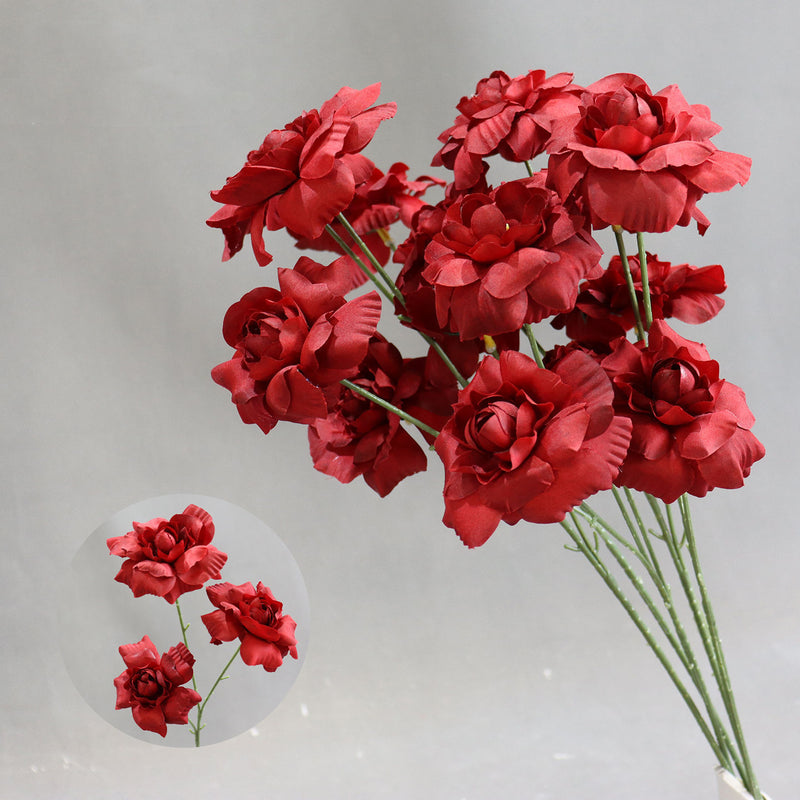 Fairy's Kiss Silk Wedding Flowers, 24" Long, 3 Blooms per Stem, Aisle Decor for Weddings & Events, Bulk or Single Purchase