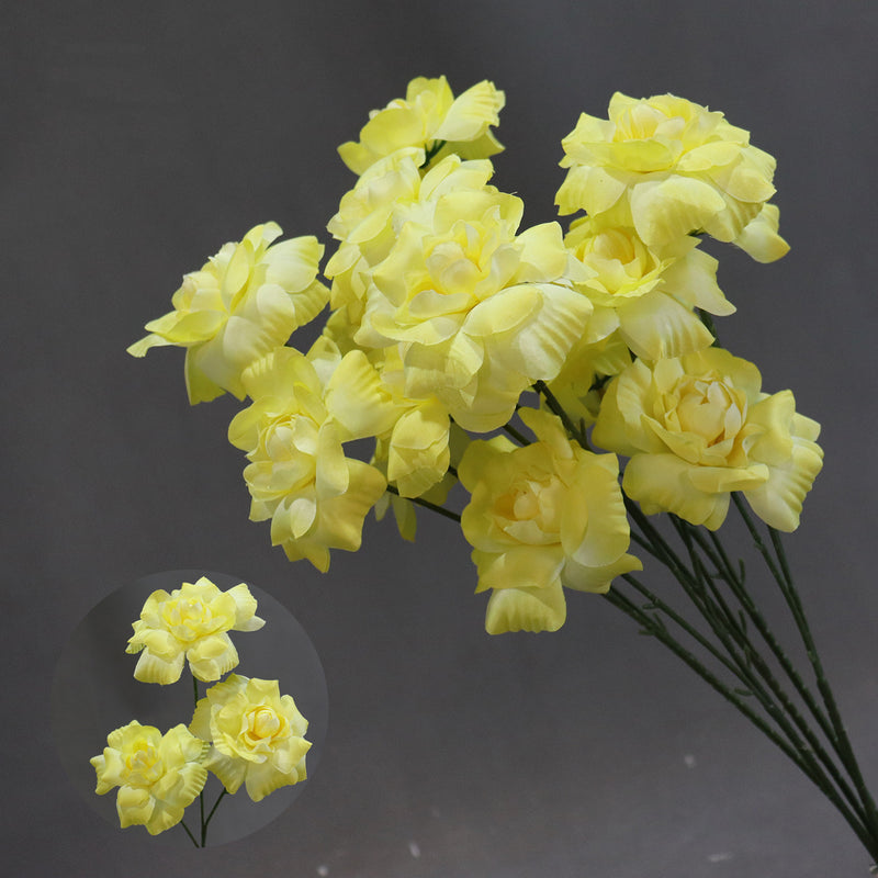 Fairy's Kiss Silk Wedding Flowers, 24" Long, 3 Blooms per Stem, Aisle Decor for Weddings & Events, Bulk or Single Purchase