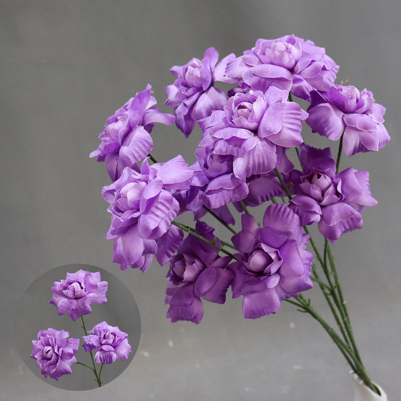 Fairy's Kiss Silk Wedding Flowers, 24" Long, 3 Blooms per Stem, Aisle Decor for Weddings & Events, Bulk or Single Purchase