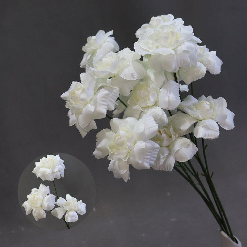 Fairy's Kiss Silk Wedding Flowers, 24" Long, 3 Blooms per Stem, Aisle Decor for Weddings & Events, Bulk or Single Purchase