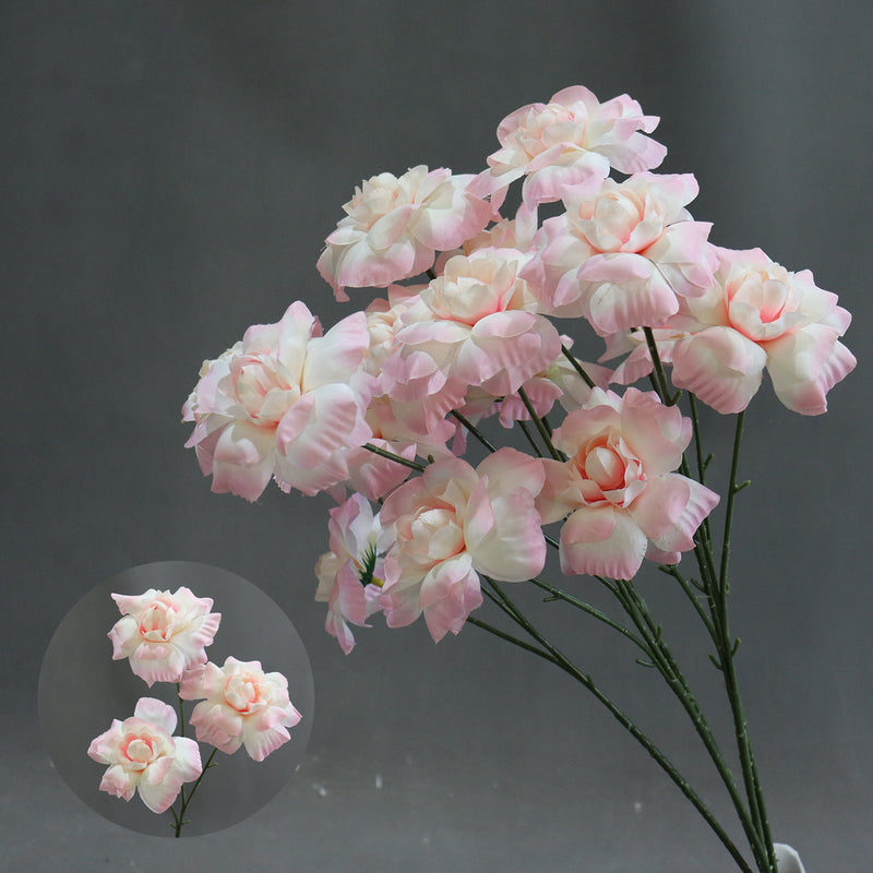 Fairy's Kiss Silk Wedding Flowers, 24" Long, 3 Blooms per Stem, Aisle Decor for Weddings & Events, Bulk or Single Purchase