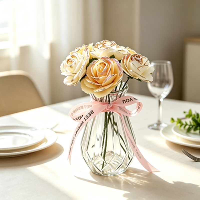 Artificial Rose Heads, Pack of 25, 2.5" Diameter, Foam Material, DIY Home Decor, Wedding & Event Arrangements, Window Displays