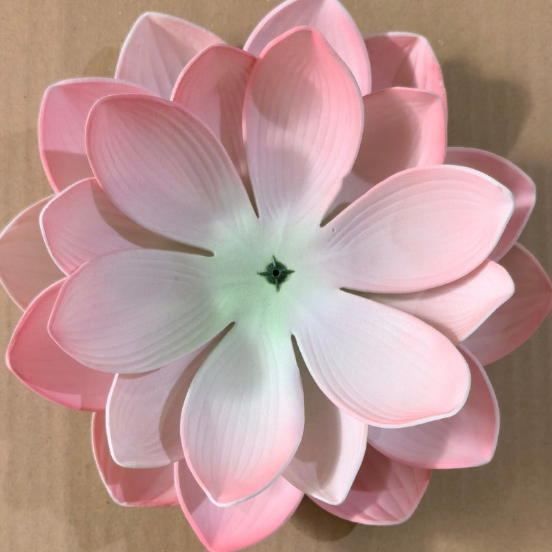 Artificial Lotus Flower, 11" Diameter, Plastic, Realistic Look, DIY Projects, Wedding & Home Decor, Bulk Purchase Options
