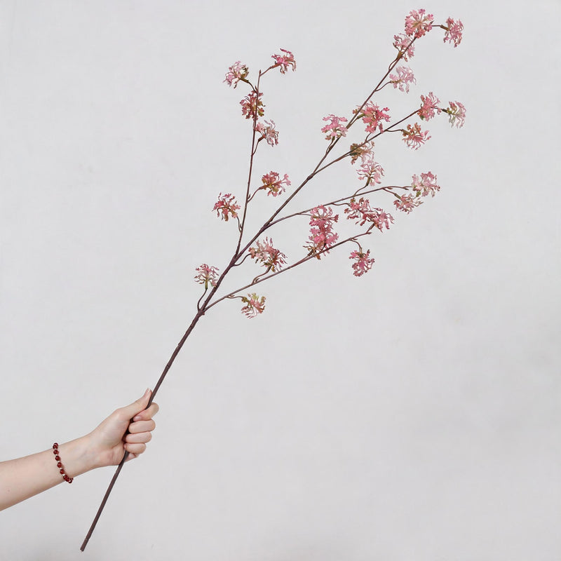 35" Artificial Sydney Pear Blossom Branches, Realistic Faux Floral Stems for Home Decor, Wedding Centerpieces & Event Styling, Bulk Wholesale Options Available
