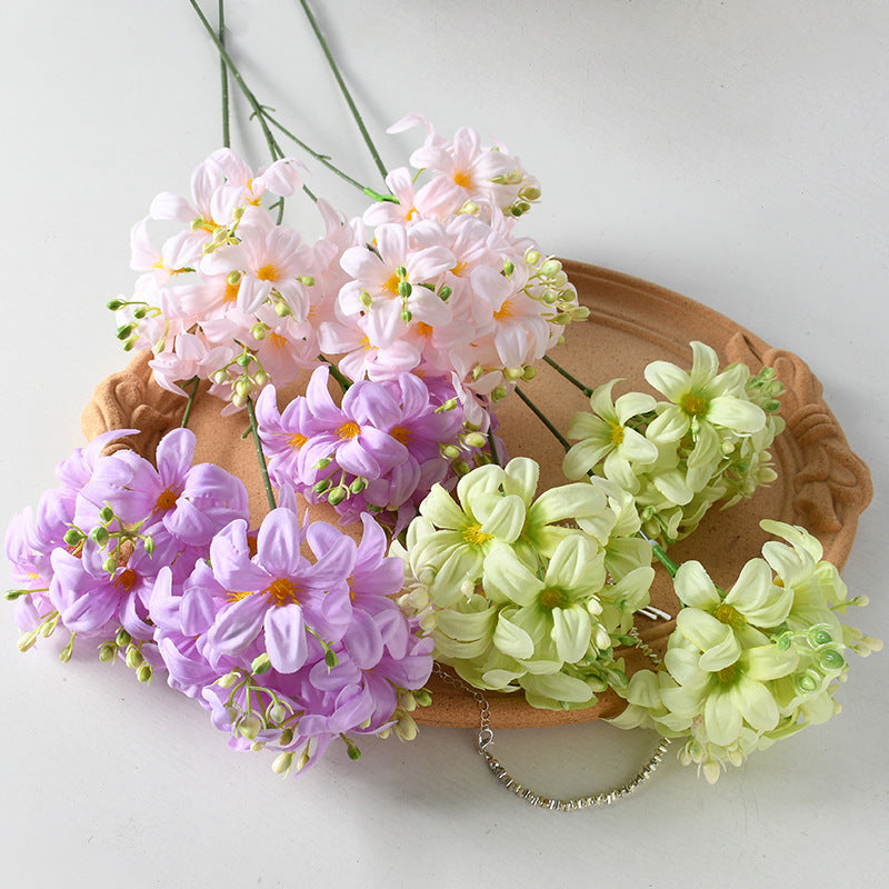 Artificial Hydrangea Bush, 28" Tall, Silk Hydrangea Flowers, 3 Blooms, Wedding Decor, Event Styling, Home Arrangements
