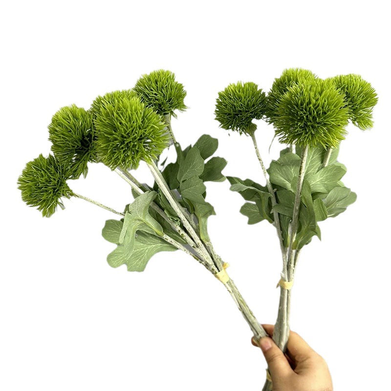 Artificial Dandelion Bouquet, 6-Stem Realistic Floral Spray, 20" Rustic Decor for Weddings, Events & Home Decor