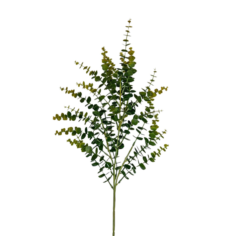 Artificial Eucalyptus Bush, 31" Tall, Realistic Mixed Material, Perfect for Home Decor, Weddings, Events, and Floral Arrangements
